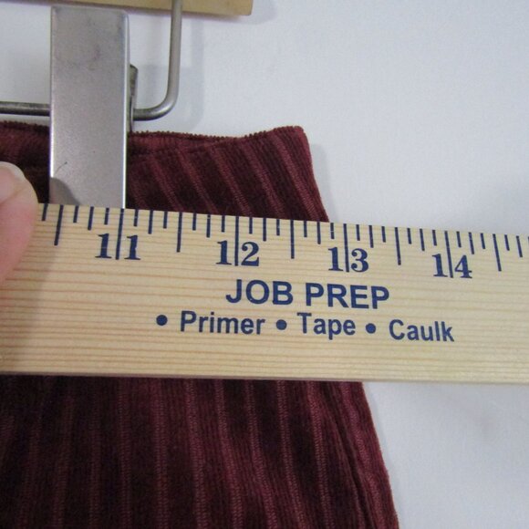 Indigo Rein Corduroy Skinny Jeans 24 Burgundy Red Casual Fall Cozy - Picture 8 of 11